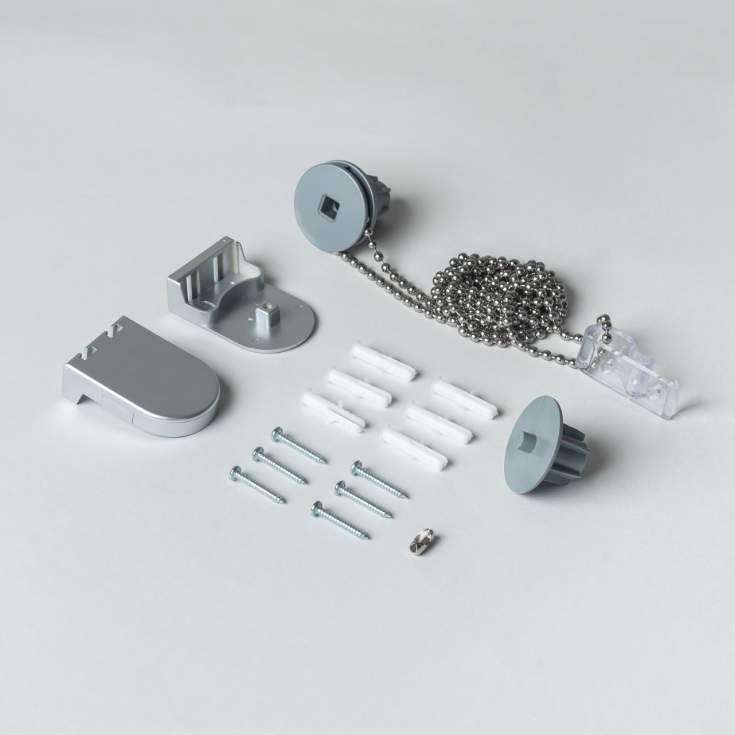 Kit mecanismo para estor mesh de diámetro 25 metalizado